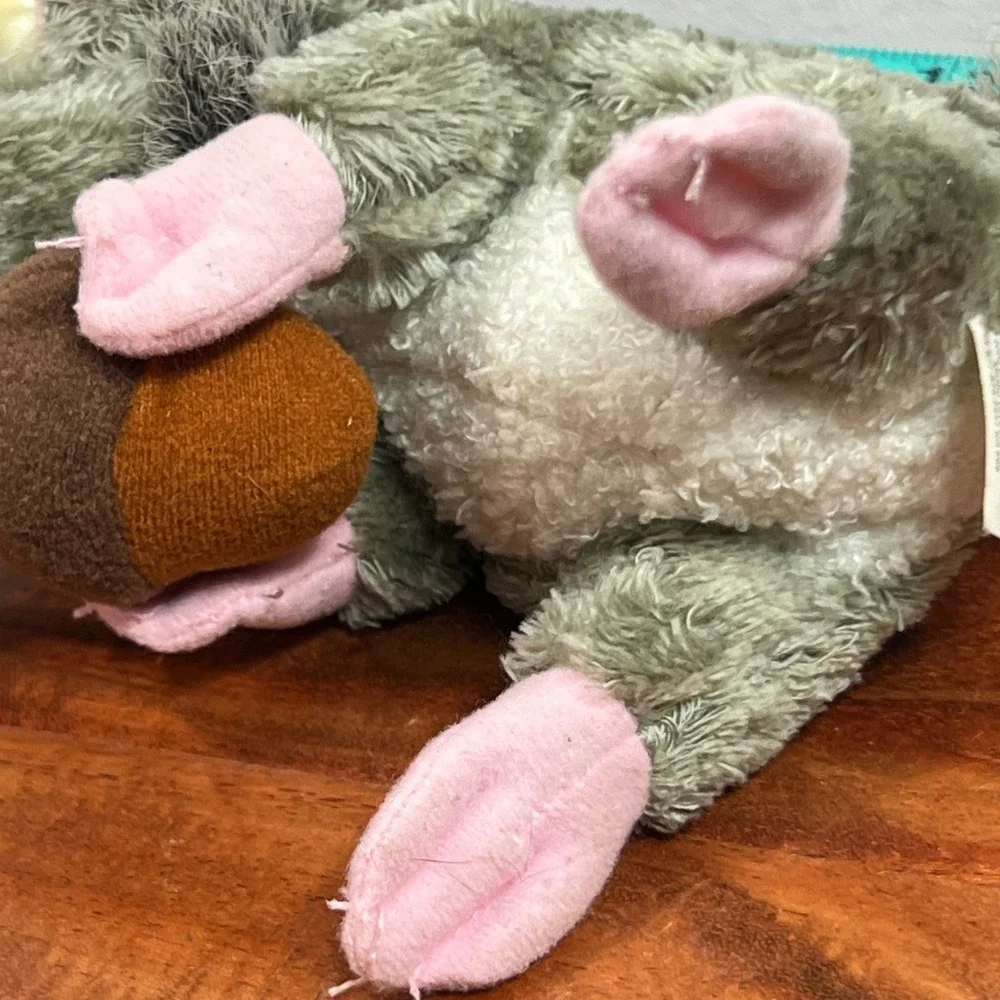 Ice Age Scrat Plush 2002 Jakks Pacific Saber Tooth Squirrel with Acorn 10 inch